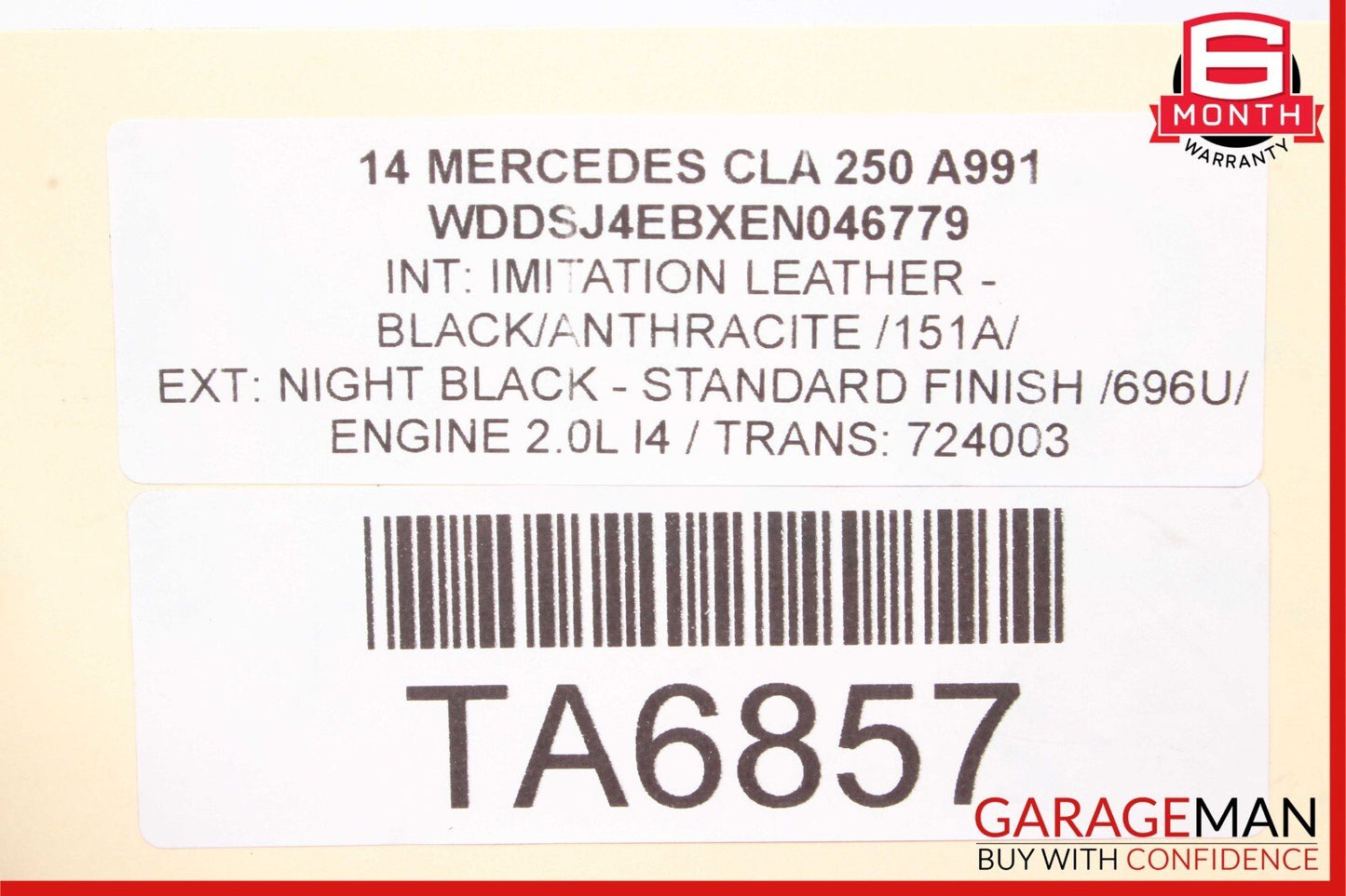 12-20 Mercedes R172 SLK250 CLA250 Engine Radiator Cooling Fan Motor Shroud Assy