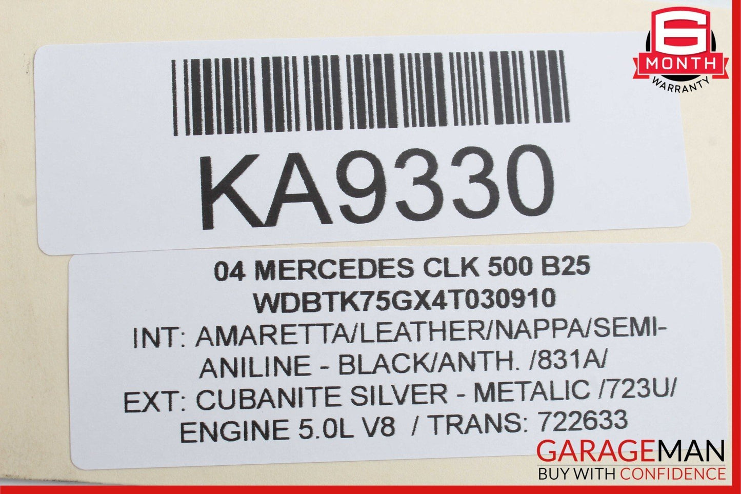 00-13 Mercedes W209 CLK500 E500 S500 Engine Throttle Valve Body 1131410125 OEM