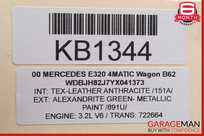 98-02 Mercedes W210 E320 Front Right Passenger Side Exterior Door Handle OEM