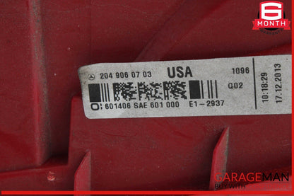 12-14 Mercedes W204 C250 C350 Rear Right Passenger Side Tail Light Lamp LED
