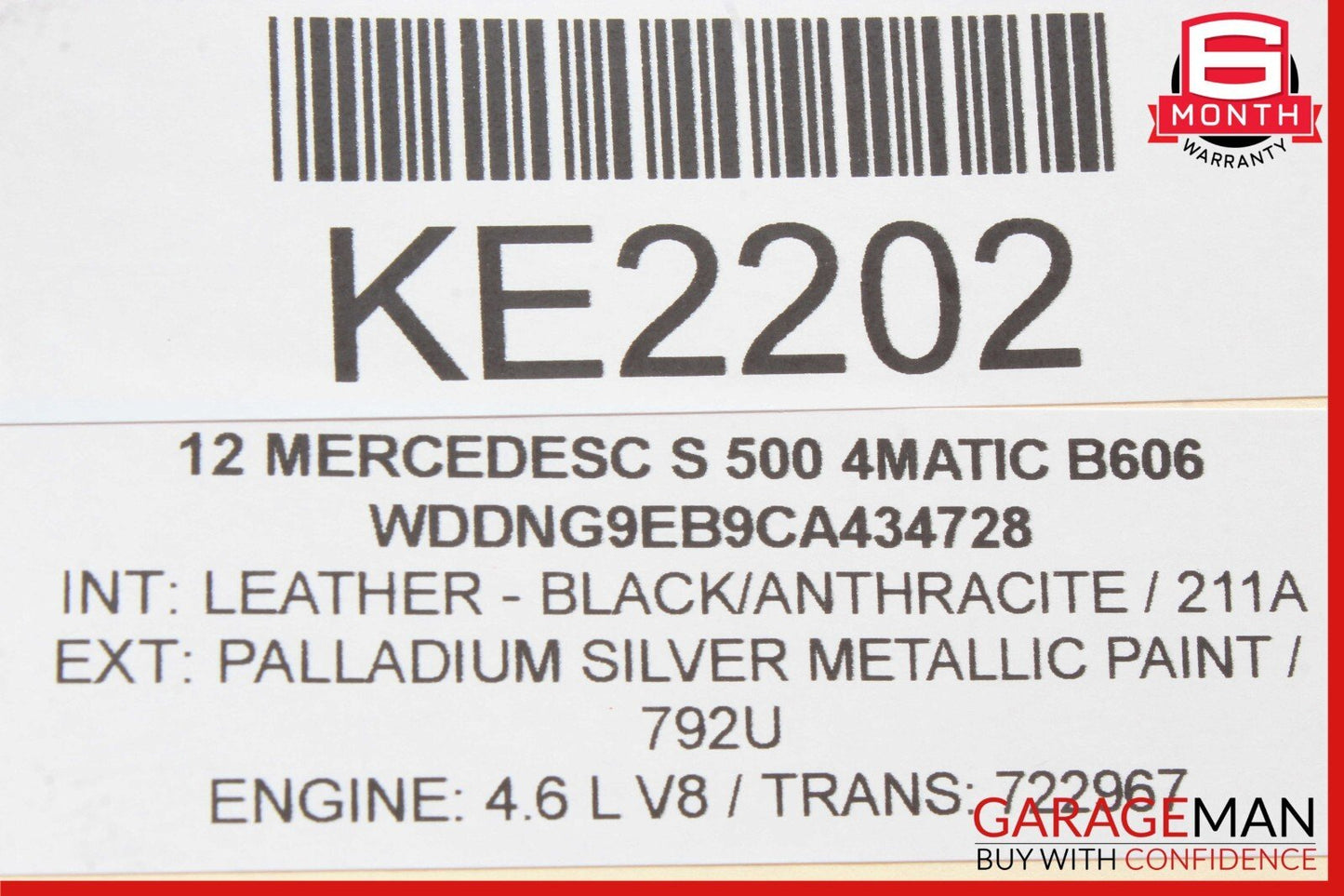 10-14 Mercedes W221 S550 CL550 LED Headlight Xenon Low Beam Ballast Module Unit