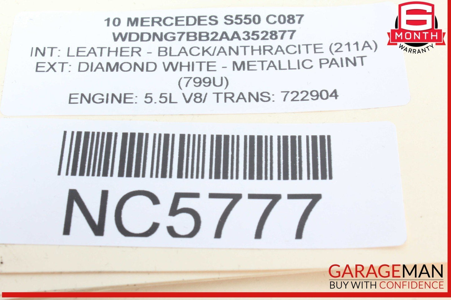 10-13 Mercedes W221 S550 S400 Dashboard Glove Box Storage Tray Compartment OEM