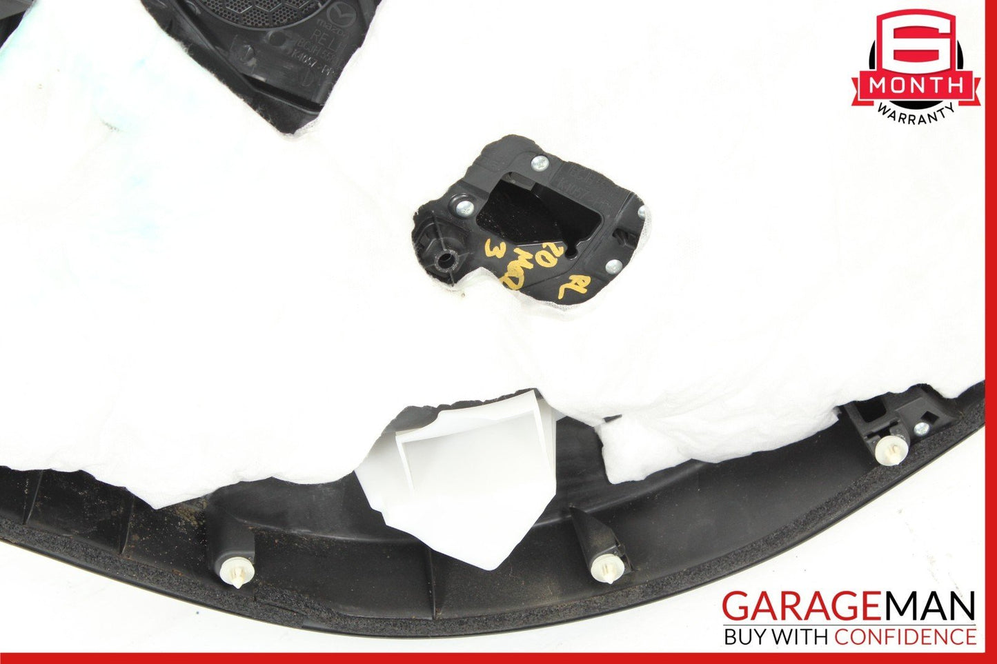 19-23 Mazda 3 Rear Left Driver Side Door Trim Panel Cover Black OEM