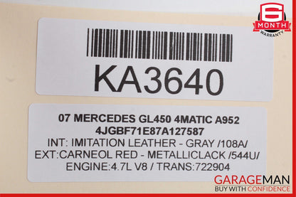 07-08 Mercedes X164 GL450 GL550 Left Side Rear View Door Mirror Assembly OEM