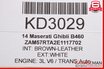 14-17 Maserati Ghibli Rear Right or Left Side Suspension Control Arm Bar Link