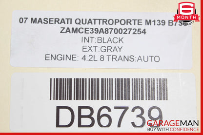 03-08 Maserati Quattroporte M139 Front Radiator Core Support OEM