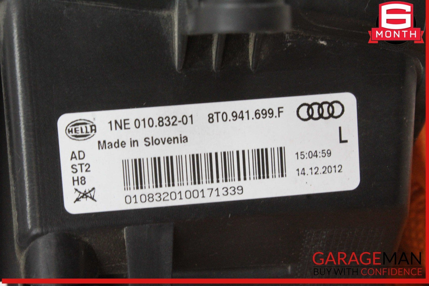 13-17 Audi A5 S5 RS5 Front Left Driver Side Fog Light Lamp 8T0941699F OEM