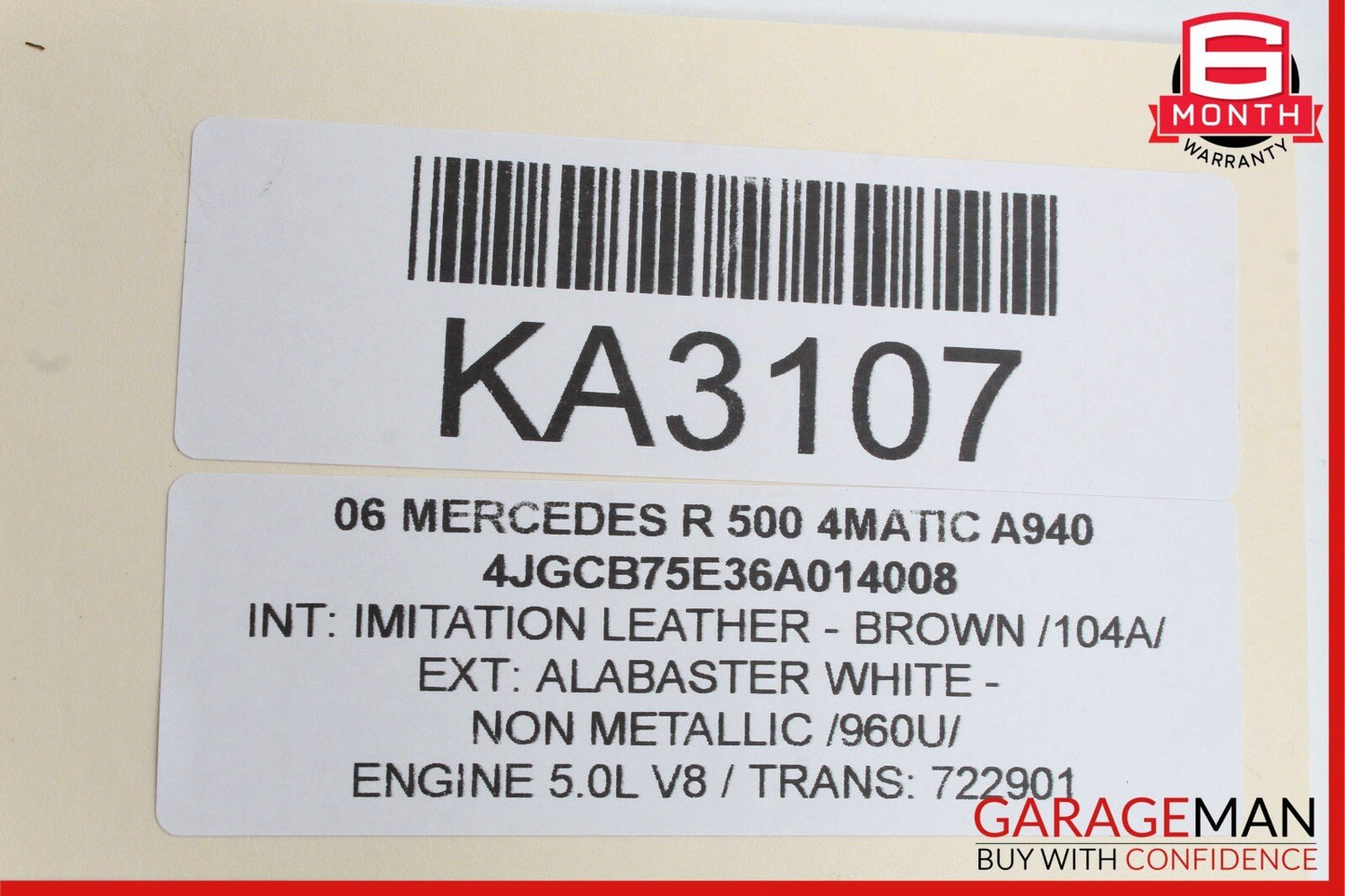 06-13 Mercedes W251 R350 R550 Front Right Passenger Side Upper Control Arm