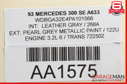 92-99 Mercedes W140 300SE S500 Anti Theft Alarm Infrared Control Module OEM