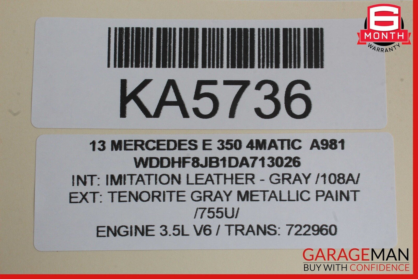 10-16 Mercedes W212 E350 4MATIC Front Right Side Door Window Regulator Motor OEM