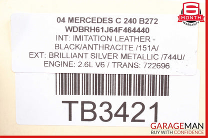 01-04 Mercedes W203 C240 C320 Left & Right Side Exhaust Manifold Header Set of 2