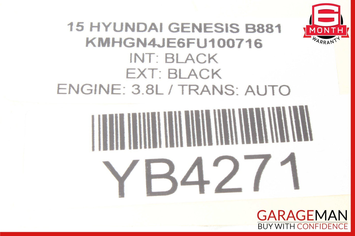 15-20 Hyundai Genesis AWD Front Left Side Suspension Strut Shock Spring OEM