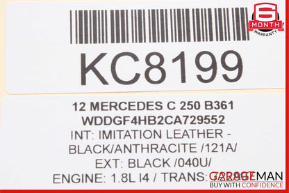 08-16 Mercedes W204 C300 GLK350 C300 Rear Right Door Window Regulator Motor OEM