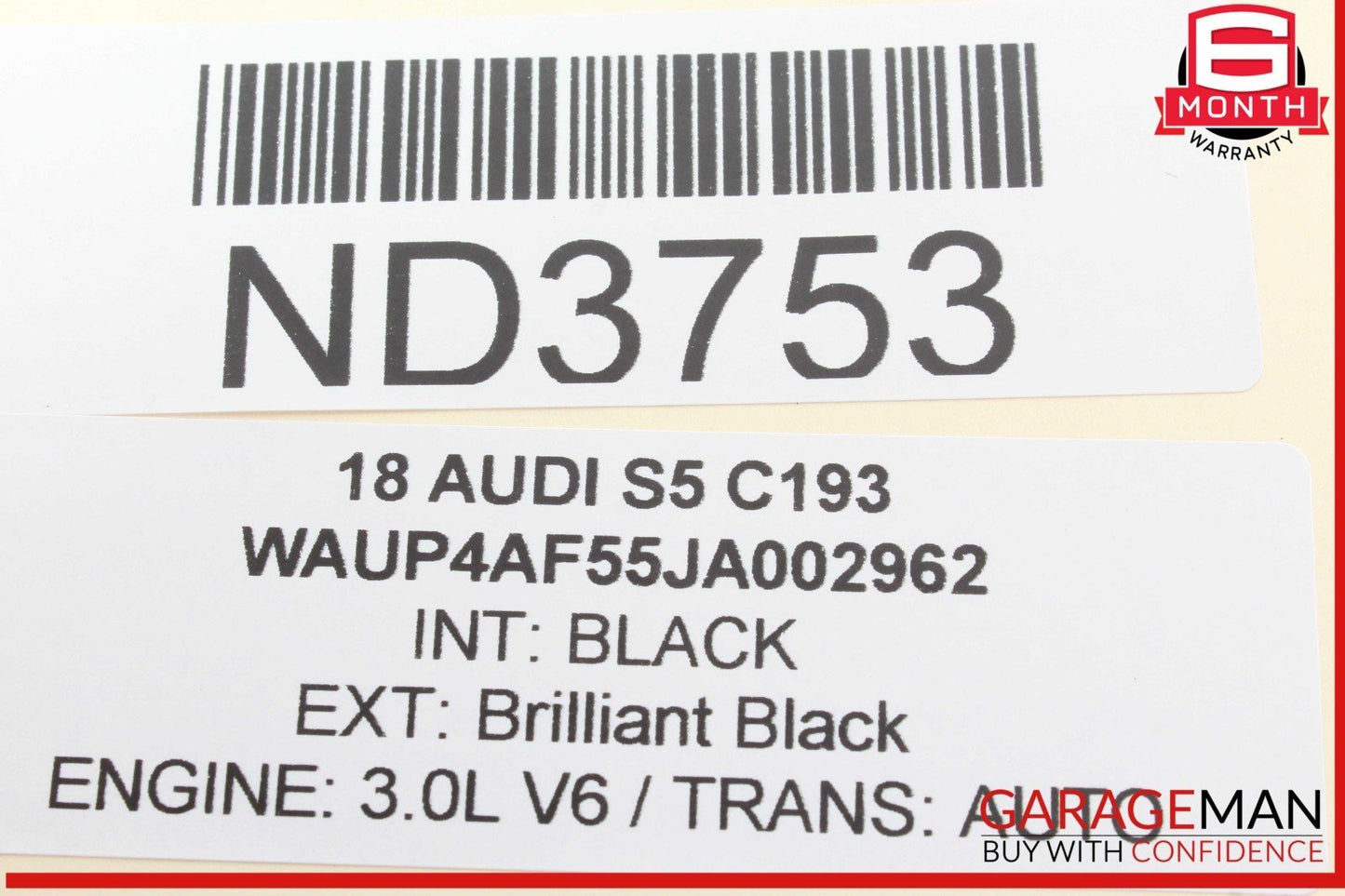 17-24 Audi S5 A4 Front Center Console Dual Drink Cup Holder 8W0862533A OEM