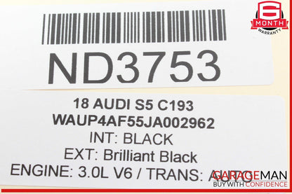 17-24 Audi S5 A4 Front Center Console Dual Drink Cup Holder 8W0862533A OEM