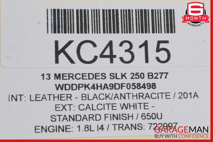 12-16 Mercedes R172 SLK250 SLK350 Hand Parking Brake Control Module Unit OEM