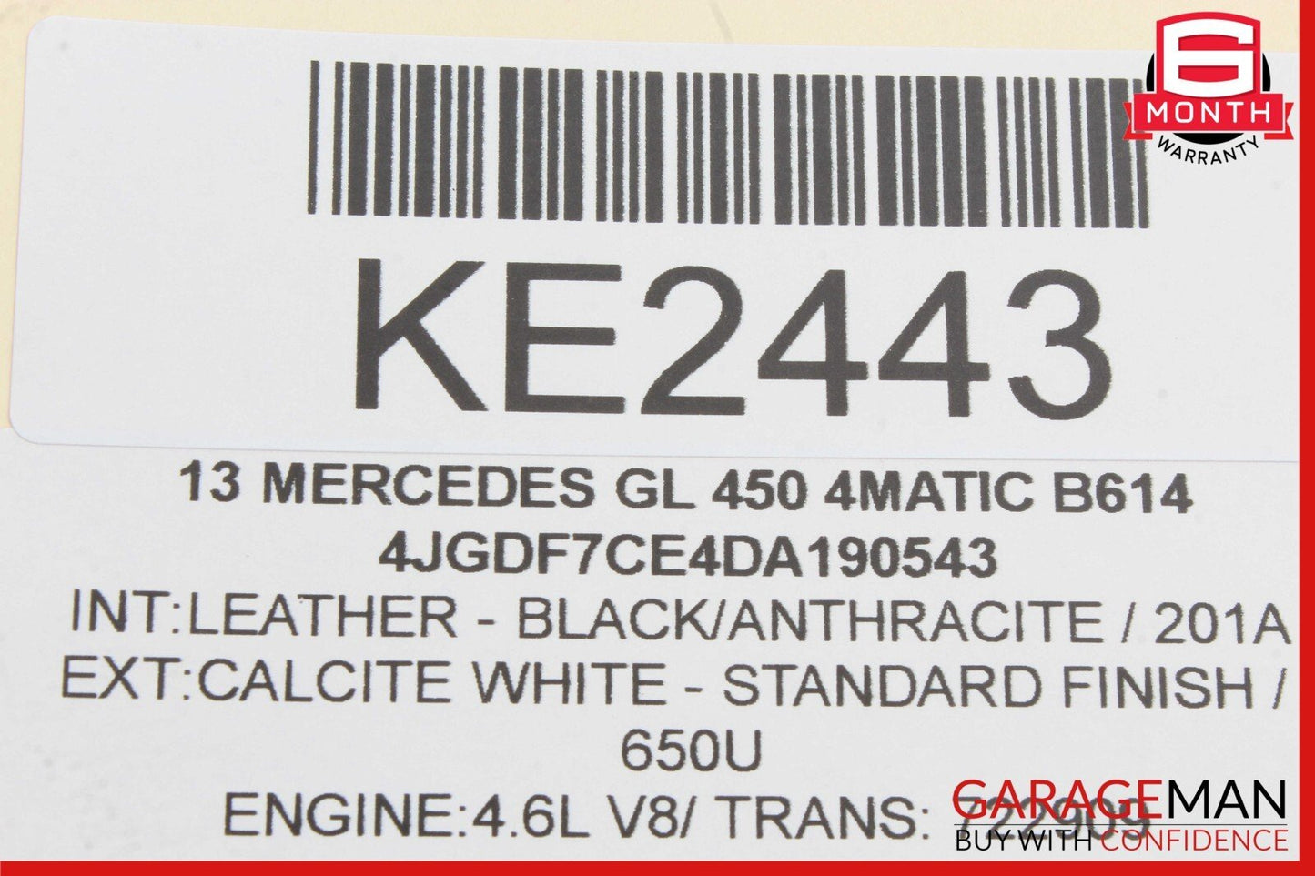 13-19 Mercedes X166 GL450 GLS450 Front Right Side Door Lock Latch Actuator OEM
