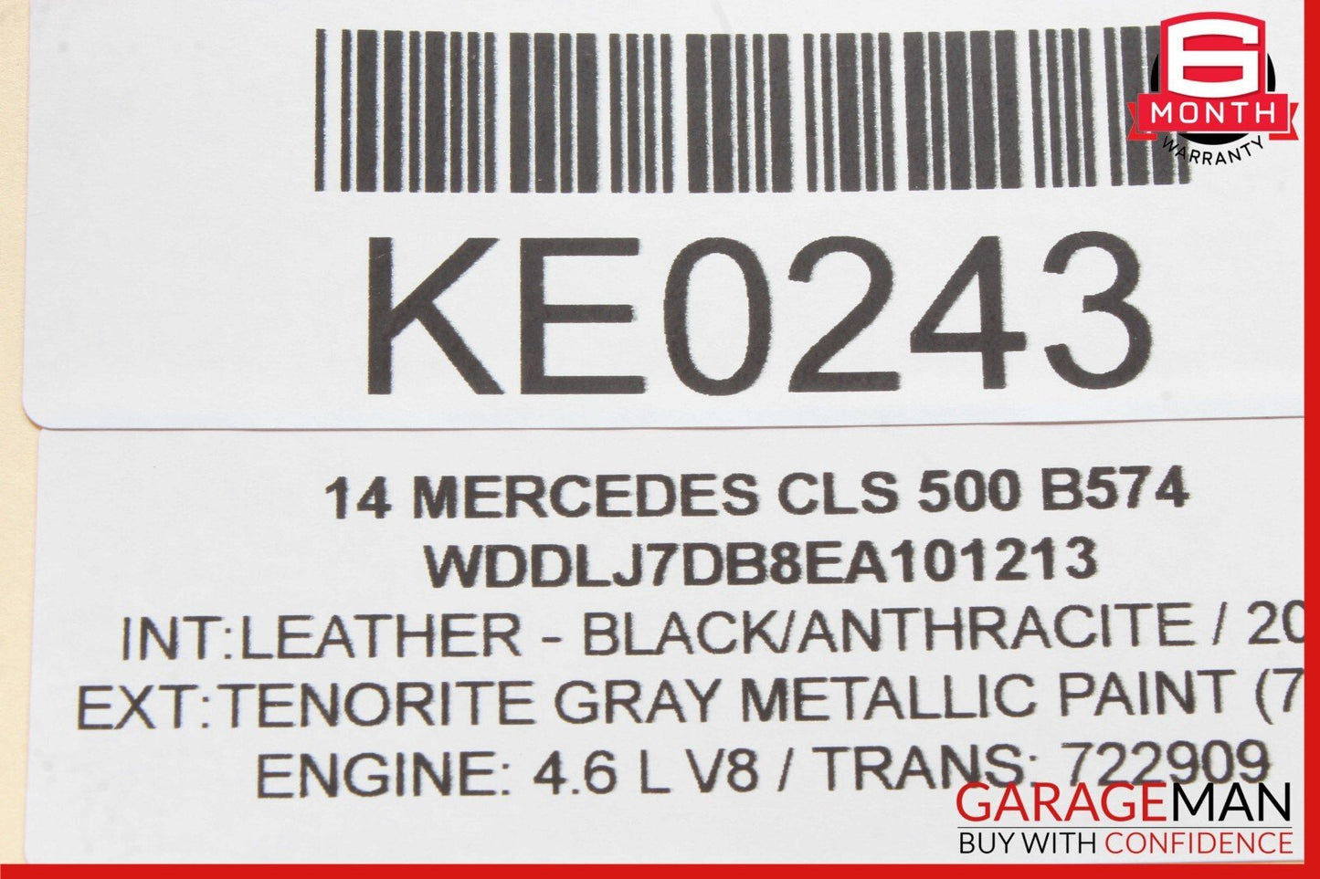 12-14 Mercedes W218 CLS500 Center Console Switch Trim Bezel Cover Wood OEM