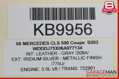 06-11 Mercedes W219 CLS500 Rear Right Door Lock Latch Actuator Keyless Go OEM