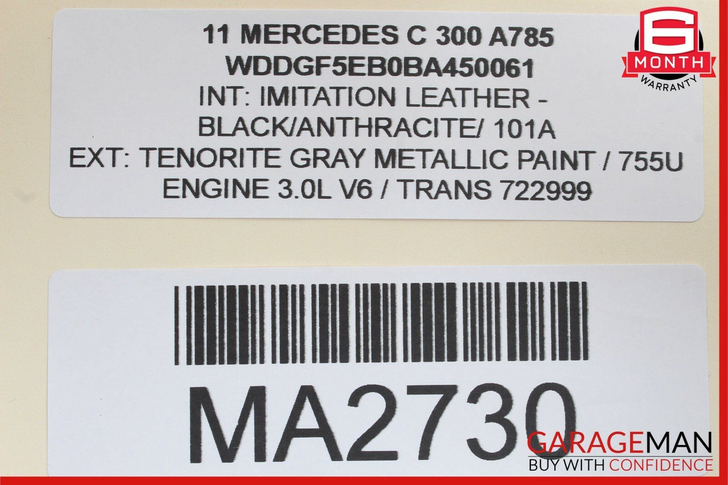 08-15 Mercedes W204 C300 C350 Center Console Gear Shift Shifter Trim Bezel Wood