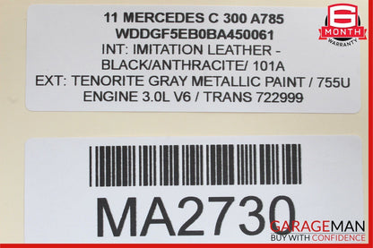 08-15 Mercedes W204 C300 C350 Center Console Gear Shift Shifter Trim Bezel Wood