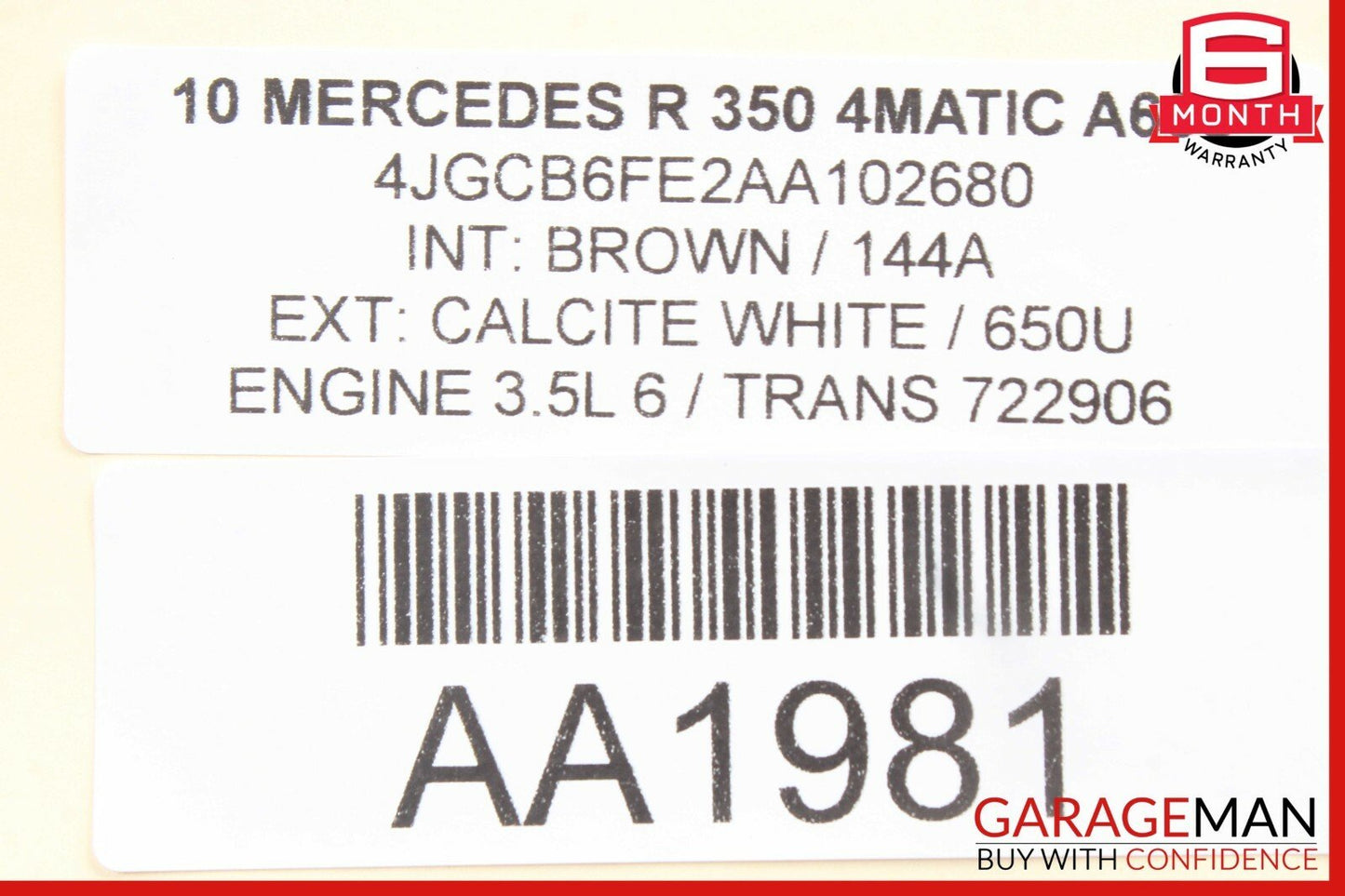 06-12 Mercedes R350 ML450 GL450 Rear AC A/C Heater Climate Control Switch Wood