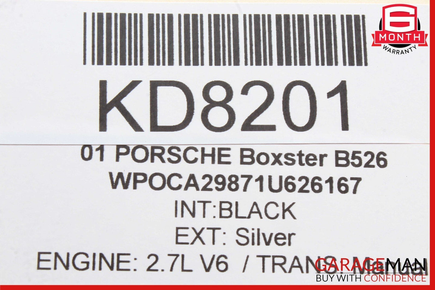 97-04 Porsche Boxster 986 Rear Left or Right Side Lower Control Arm