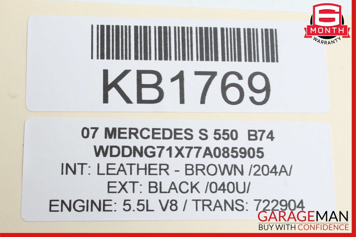 07-09 Mercedes W221 S550 S63 AMG Front Left Side Door Sound Speaker Logic 7 OEM