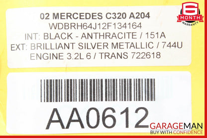 01-05 Mercedes W203 C240 C320 Center ESP Hazard Light Door Control Switch Panel