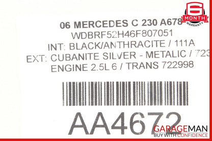 01-07 Mercedes W203 C230 C320 C55 AMG Rear Left Side Door Controller Module Unit