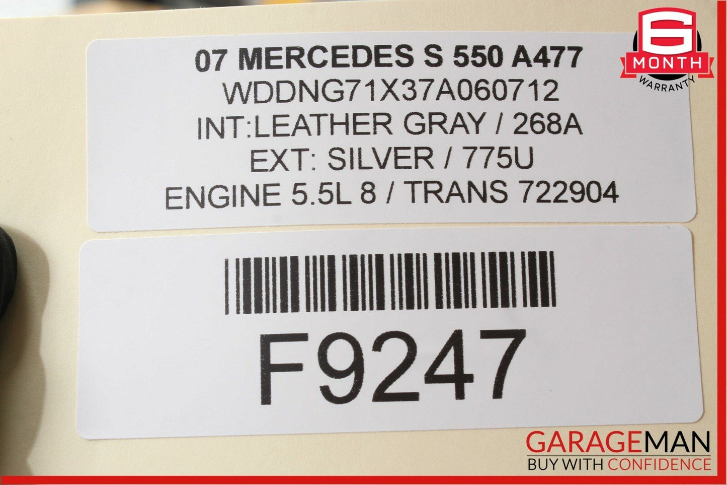 07-13 Mercedes W221 S550 CL550 Rear Trunk SAM Fuse Box Relay Block Assembly OEM