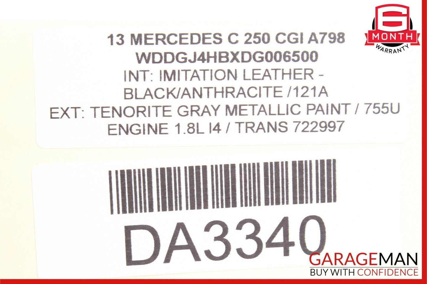 12-14 Mercedes C250 C300 AC A/C Climate Temperature Heater Switch Control Panel