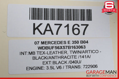 03-09 Mercedes W211 E350 E500 Front Right Side Exterior Door Handle Black OEM