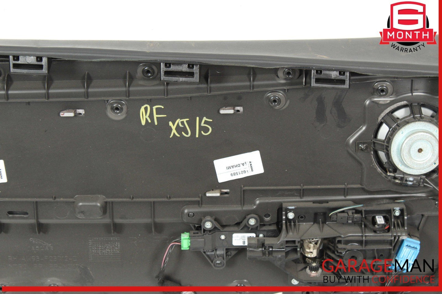 10-19 Jaguar XJ Front Right Passenger Side Door Panel Cover Black OEM