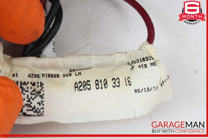 15-16 Mercedes W205 C300 C350e Sedan Front Left Side Mirror Door Rear View OEM