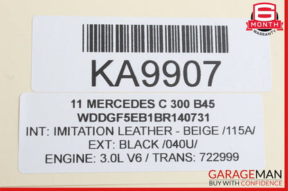 08-14 Mercedes W204 C250 C300 C350 Rear Right Side Door Lock Latch Actuator OEM