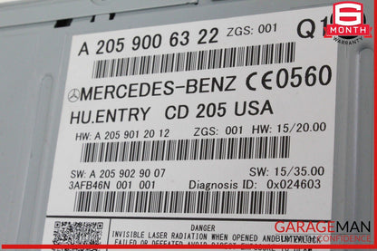 15-18 Mercedes W205 C300 C350e Navigation Radio CD Command Control Unit OEM