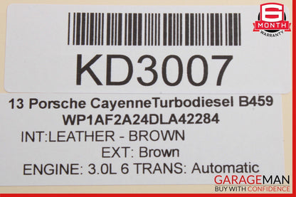 11-14 Porsche Cayenne 958 Rear ABS Speed Sensor Wiring Harness Wires OEM