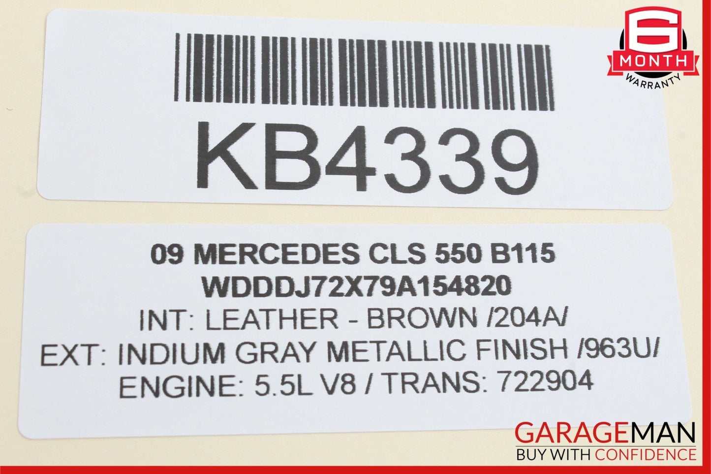 06-13 Mercedes W219 CLS550 CLS350 TPMS Tire Pressure Control Module Unit OEM