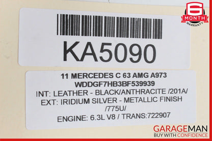 08-14 Mercedes W204 C250 C300 C63 AMG Front Right Door Lock Latch Actuator OEM