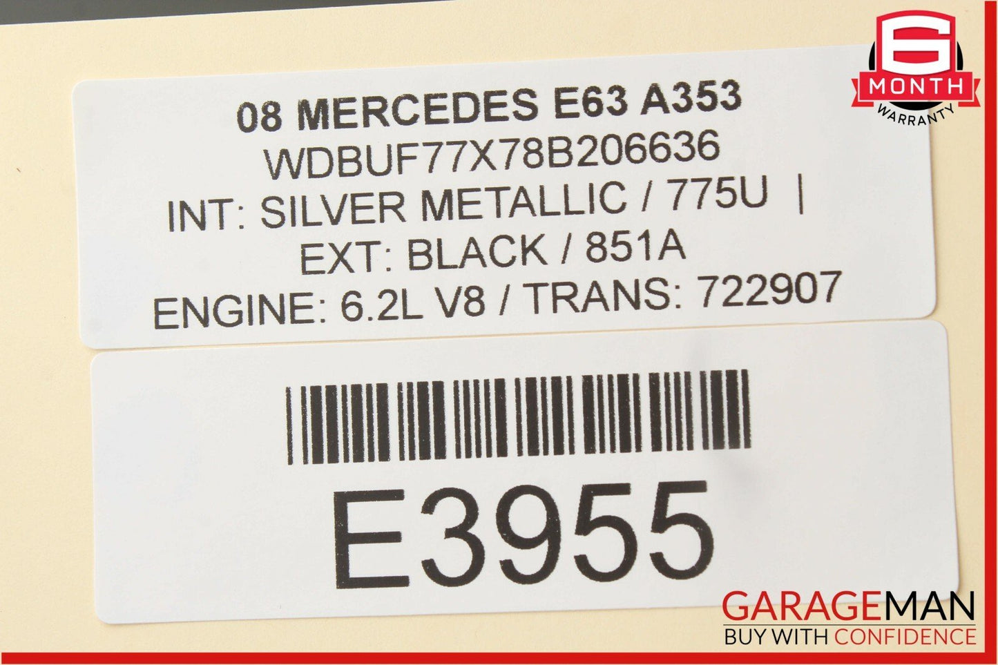 03-11 Mercedes X164 GL450 E63 AMG Seat Control Module Front Left 2118704085 OEM