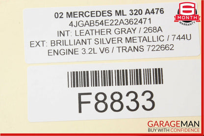 98-05 Mercedes W163 ML320 ML500 6 Disc CD Changer Player w/ Magazine MC3111 OEM