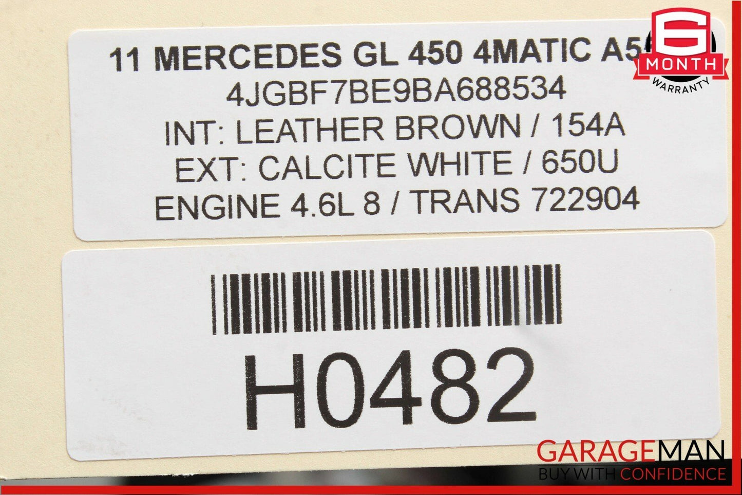 03-11 Mercedes GL450 CLS500 ML550 Front Right Passenger Side Seat Control Module