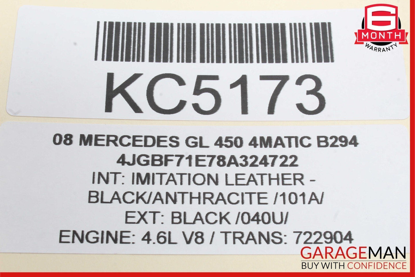 06-12 Mercedes GL350 ML350 GL450 Front Right Door Audio Tweeter Speaker Black