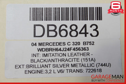 01-05 Mercedes W203 C320 C240 Engine Cooling Radiator AC A/C Condenser Assy OEM