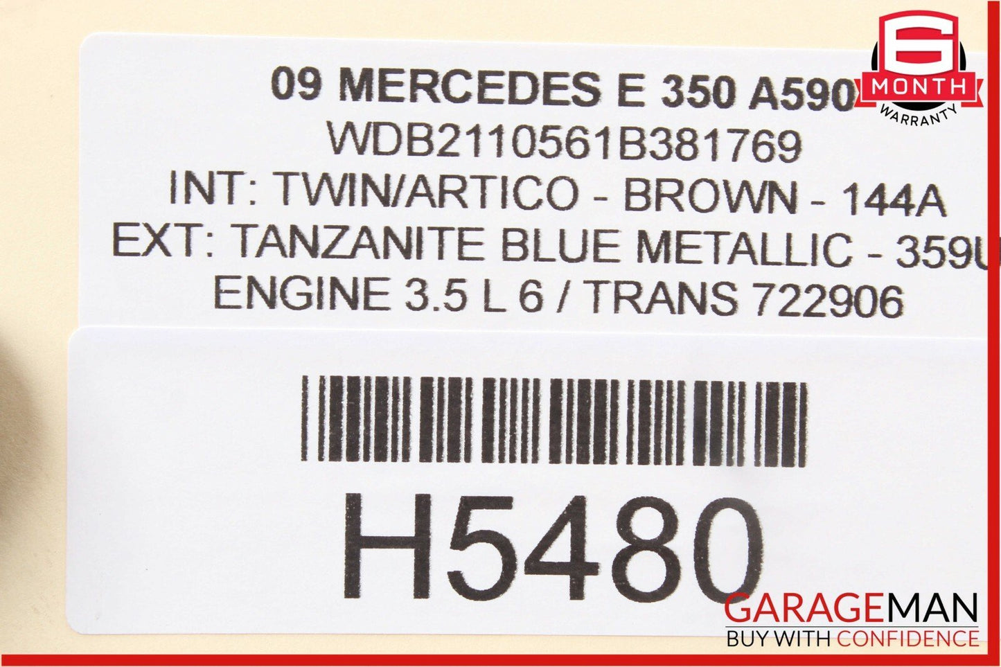 03-09 Mercedes W211 E350 E500 Rear Right Passenger Door Lock Latch Actuator OEM