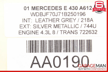 98-02 Mercedes W210 E320 E300 Front Left SAM Fuse Relay Junction Box OEM