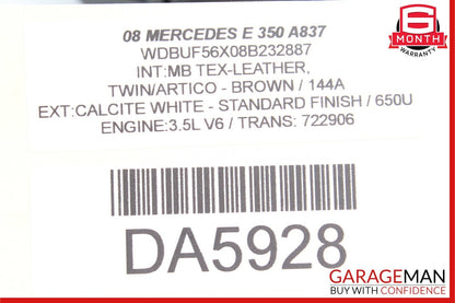 07-09 Mercedes W211 E350 E500 Front Left & Right Door Audio Sound Speaker Set
