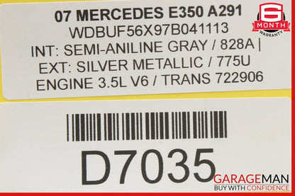 03-11 Mercedes W211 E350 CLS500 Front Right Side Under Seat Control Module Unit