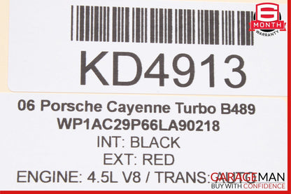 03-10 Porsche Cayenne Turbo Rear Right Side Door Window Regulator Motor OEM